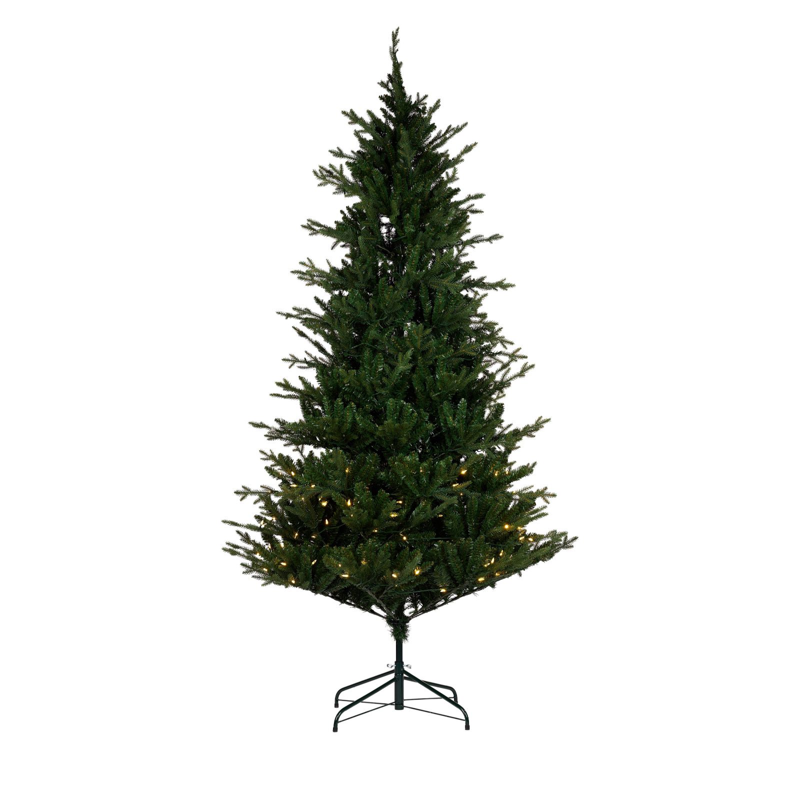 Home Stories Pre Lit Canadian Spruce Christmas Tree