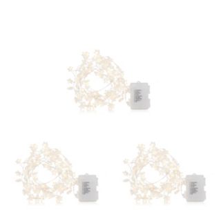 Home Stories Set of 3 Multi Function LED Star Fairy Lights