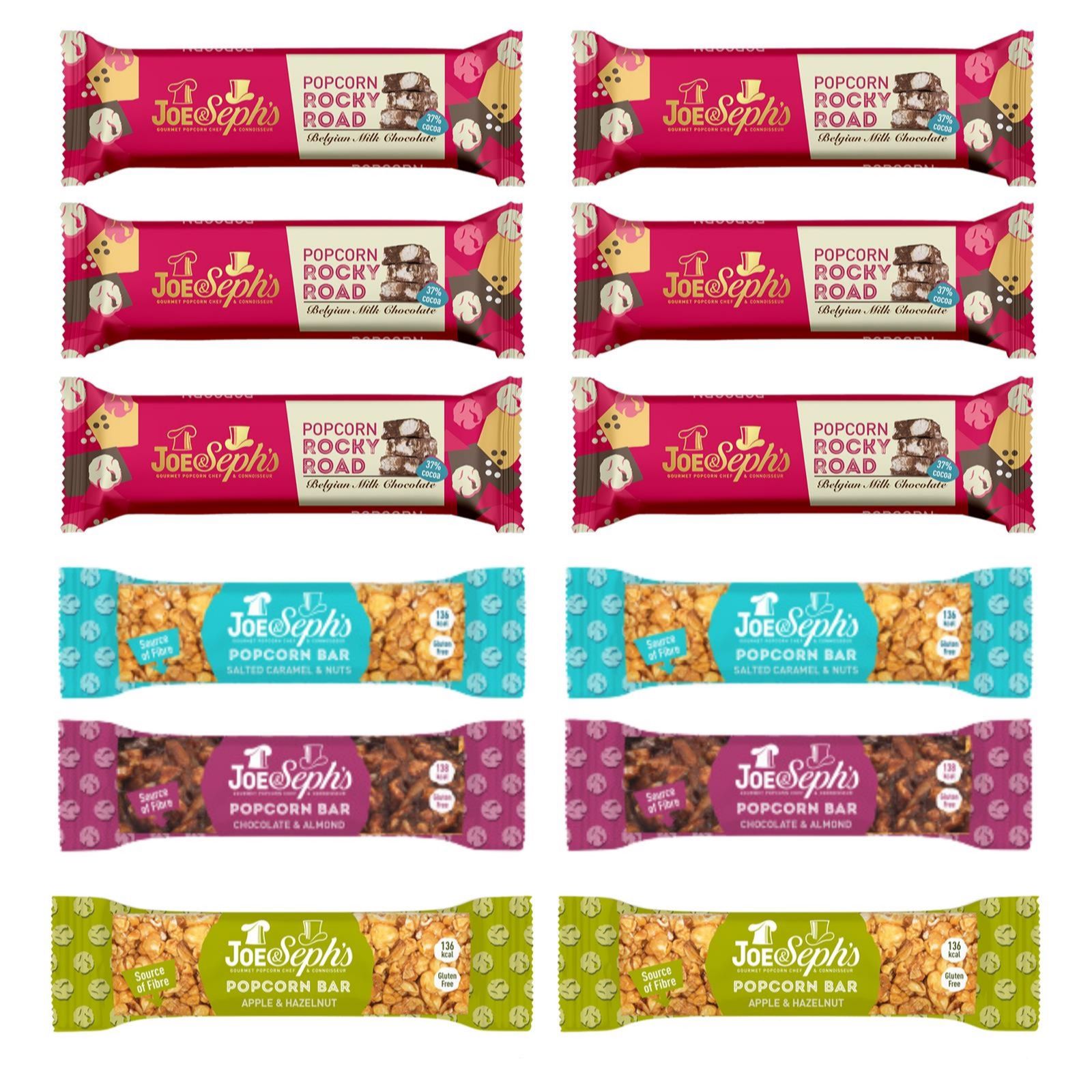 Joe & Seph's Set of 12 Popcorn Bars