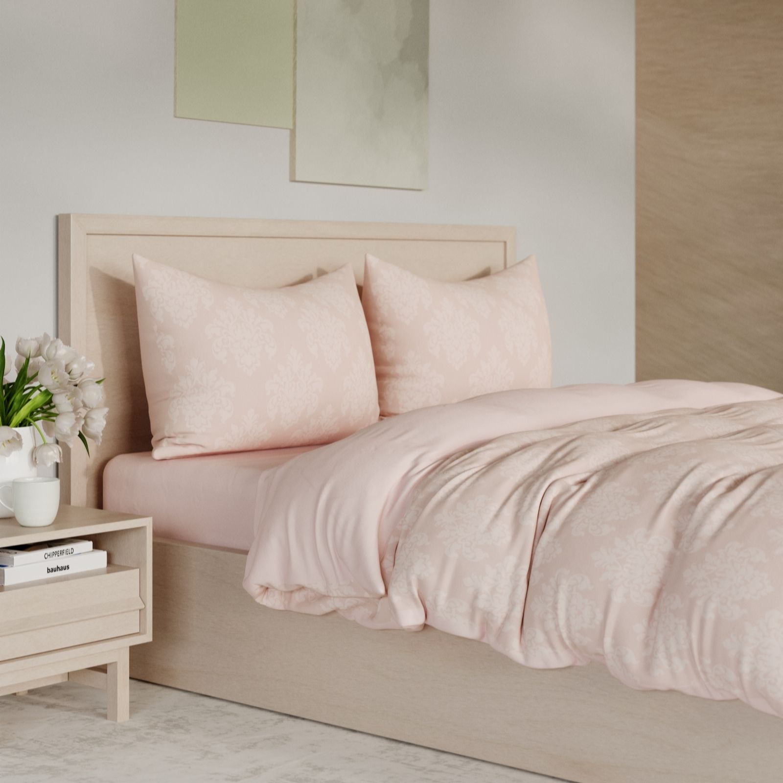 Outlet Cozee Home 2 Pack Embossed And Print 4 Piece Duvet Sets