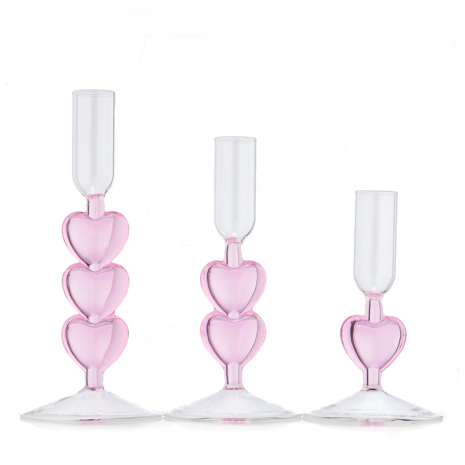  Home Stories Heart Candle Holders