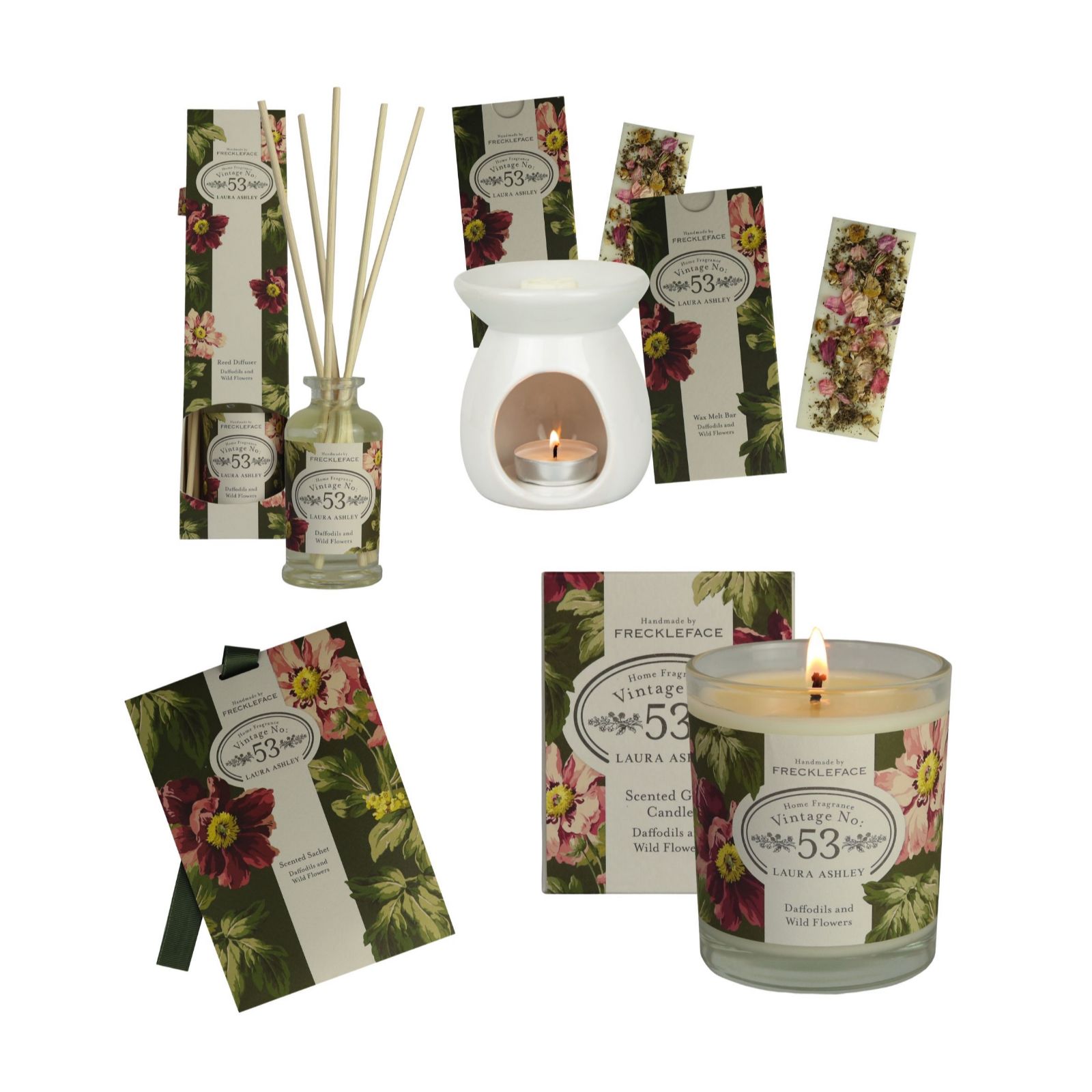 Freckleface x Laura Ashley 6 Piece Home Fragrance Bundle