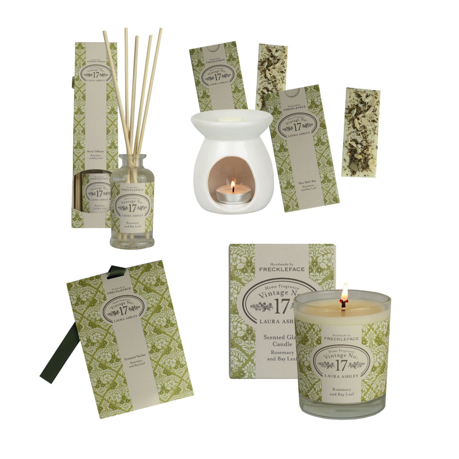 Freckleface x Laura Ashley 6 Piece Home Fragrance Bundle