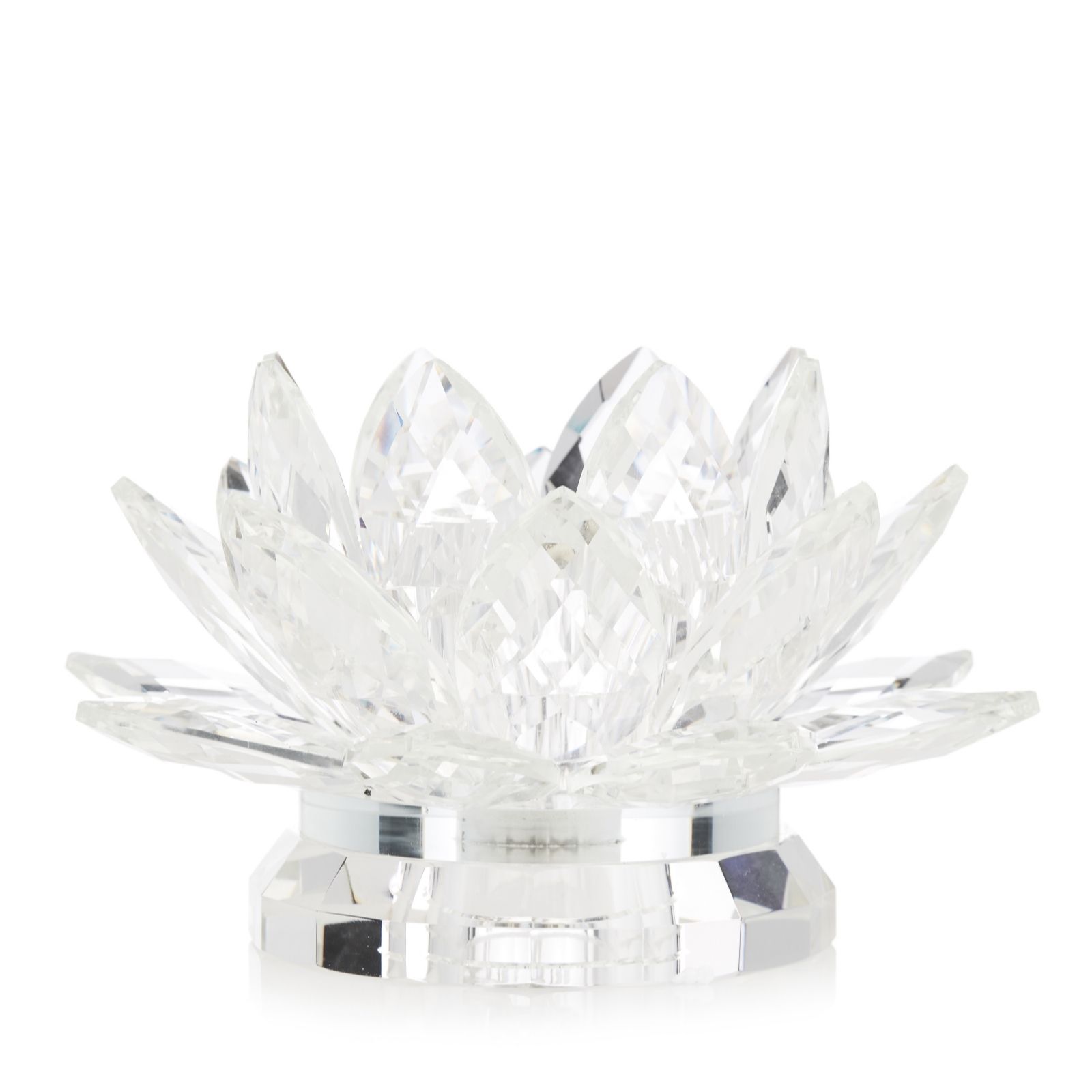Outlet Julien Macdonald Crystal Lotus Flower Table Lamp QVC UK
