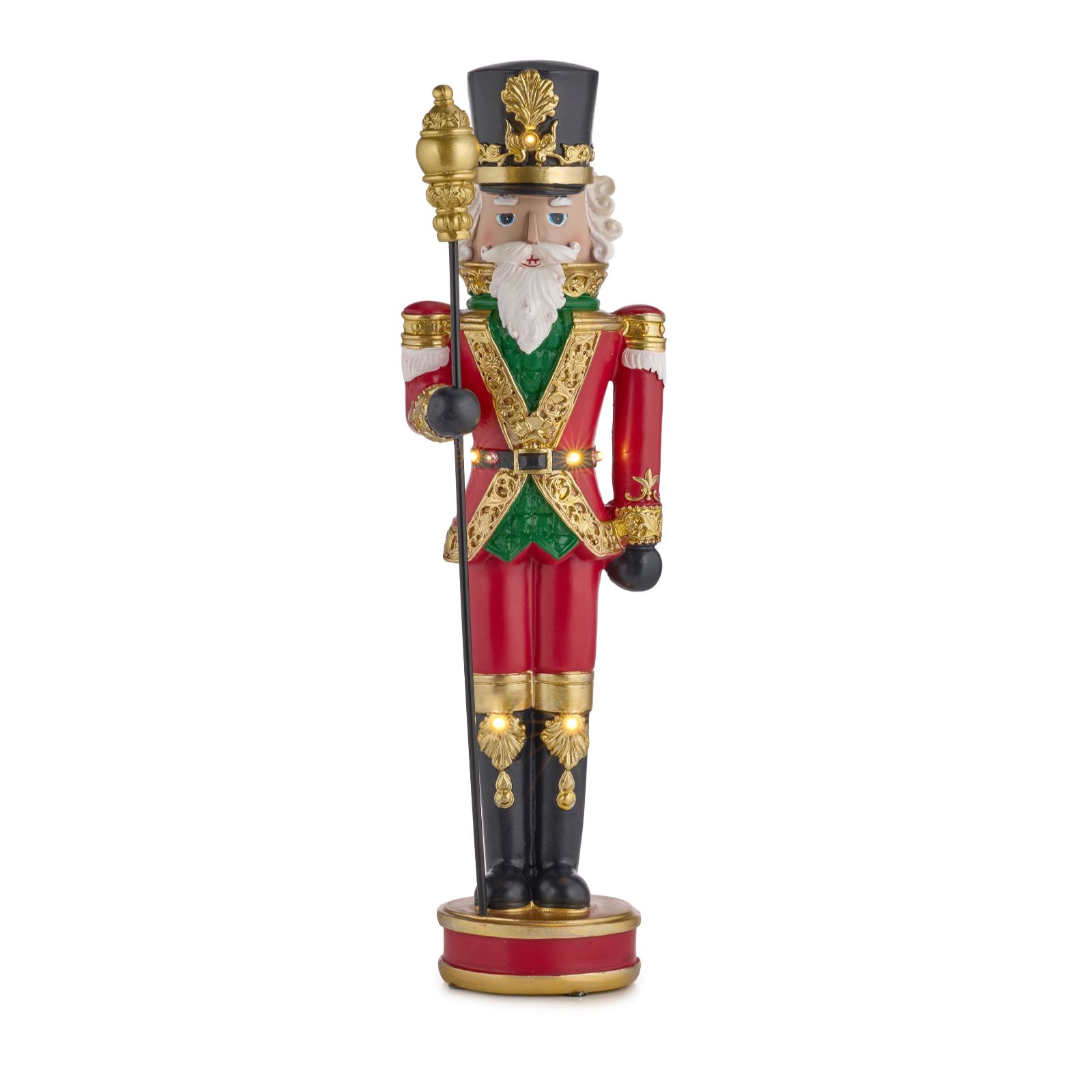 Santa Express Pre Lit 42cm Deluxe Nutcracker