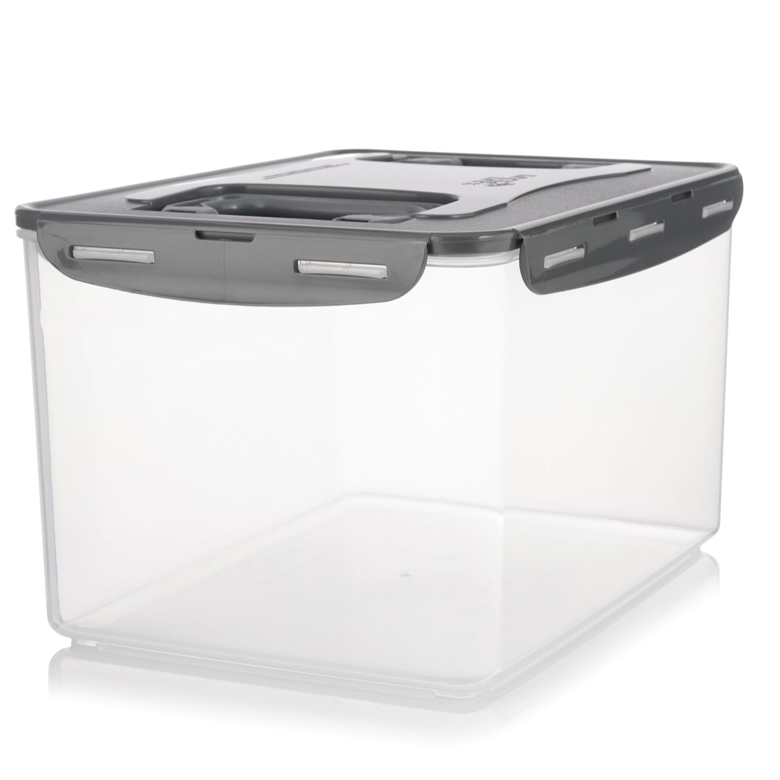 Lock & Lock XL Multi-Function Storage Container with Handles - QVC UK