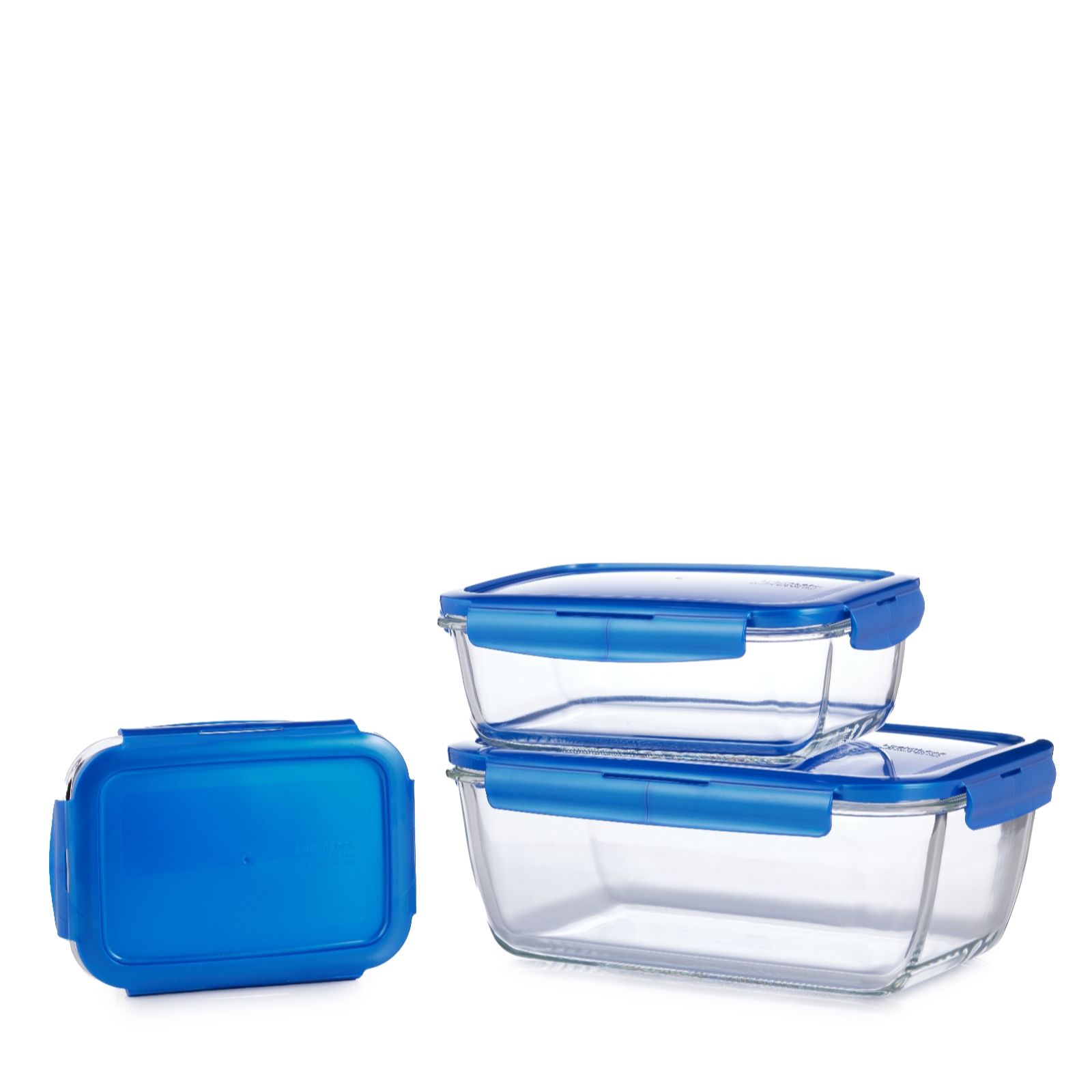 Outlet Lock & Lock 3 Piece Nestable Glass Rectangle