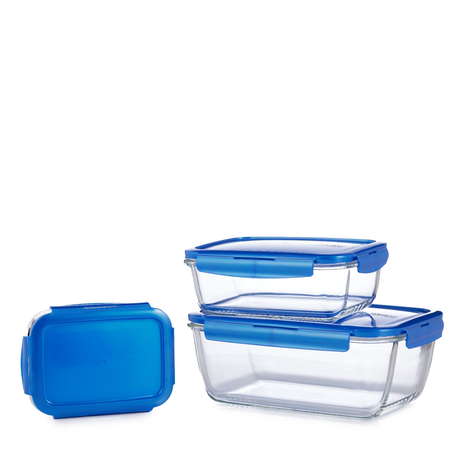 Outlet Lock & Lock 3 Piece Nestable Glass Rectangle