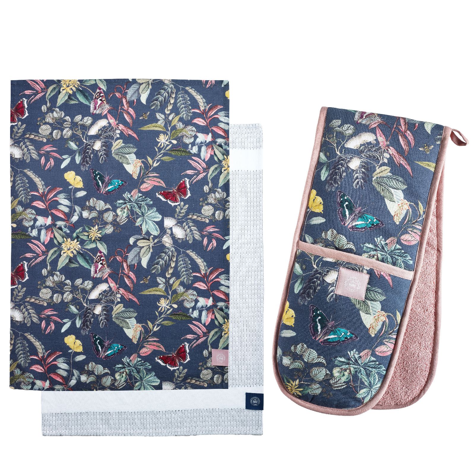 Kew Gardens Floral Oven Gloves & Tea Towel Set