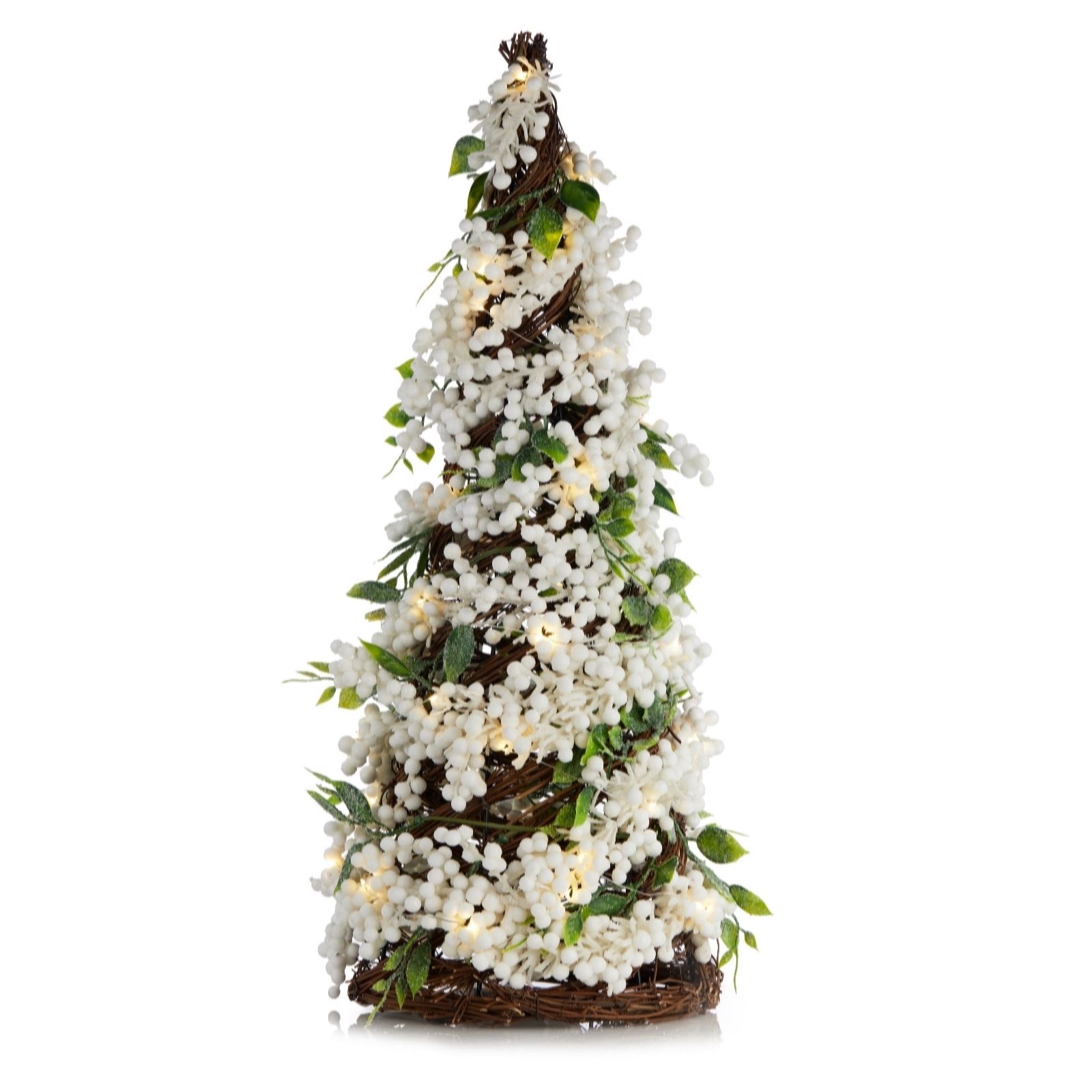 Outlet Sara Davies 60cm Pre Lit Red Berry Twist Tree