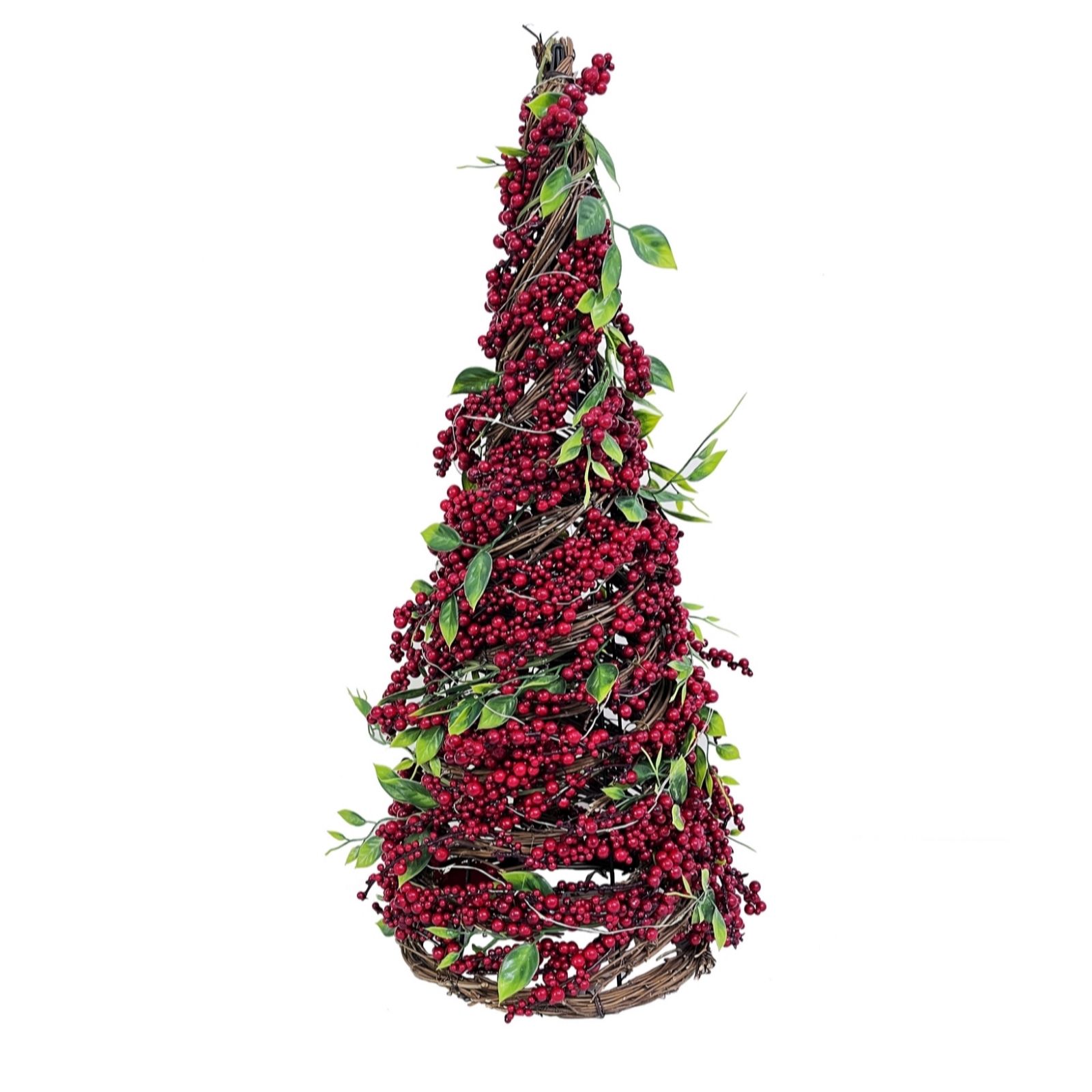 Outlet Sara Davies 60cm Pre Lit Red Berry Twist Tree