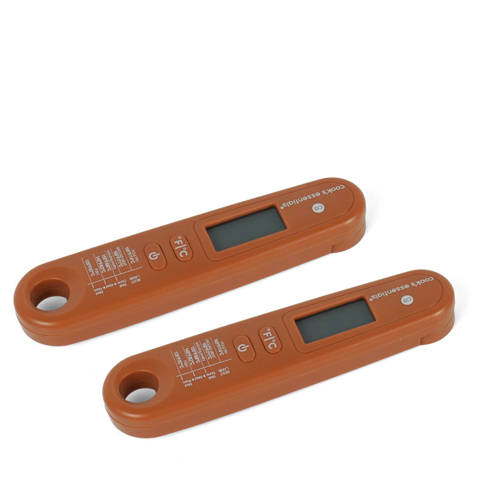 Cook's Essentials Set of 2 Digital Thermometers in Gift Boxes