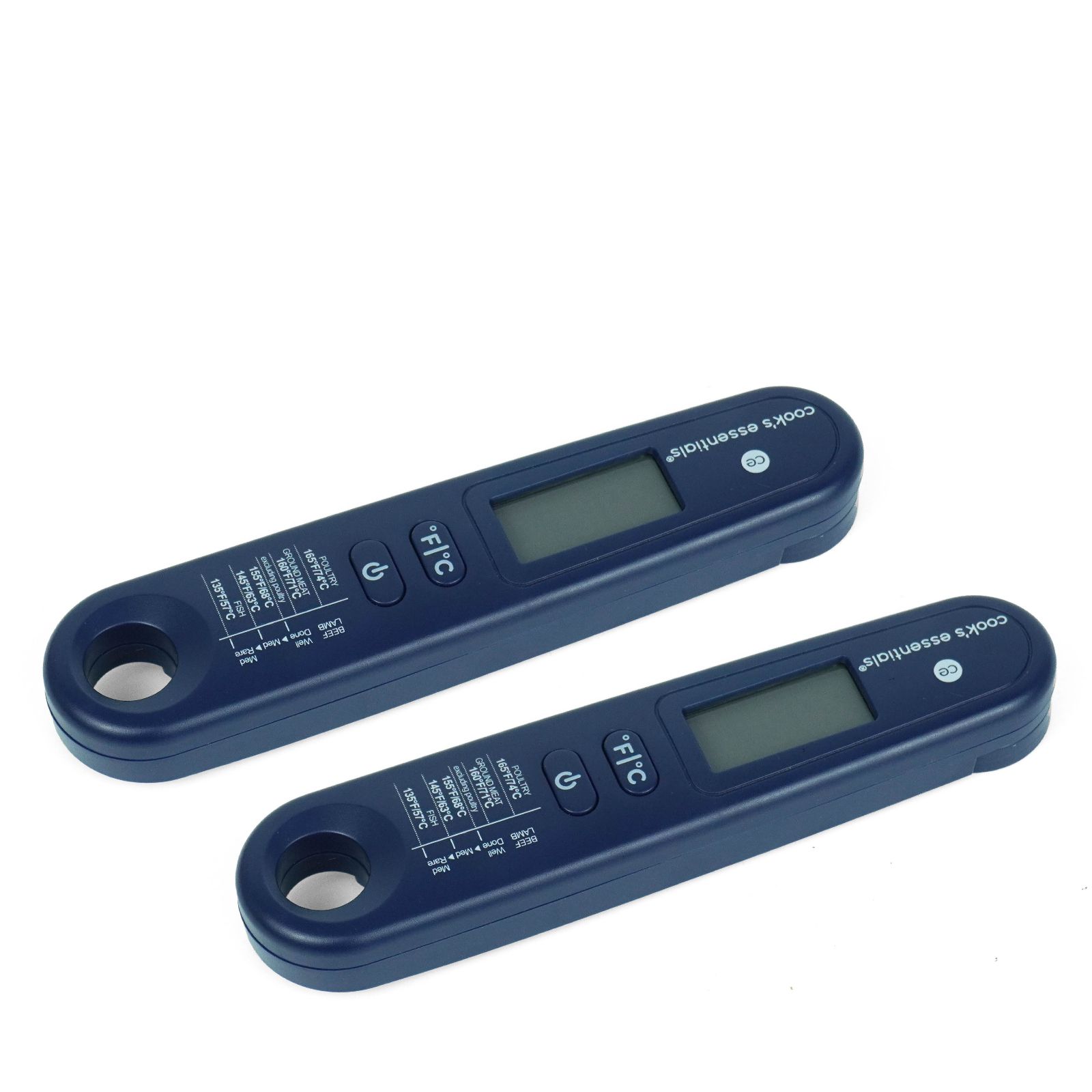 Cook's Essentials Set of 2 Digital Thermometers in Gift Boxes