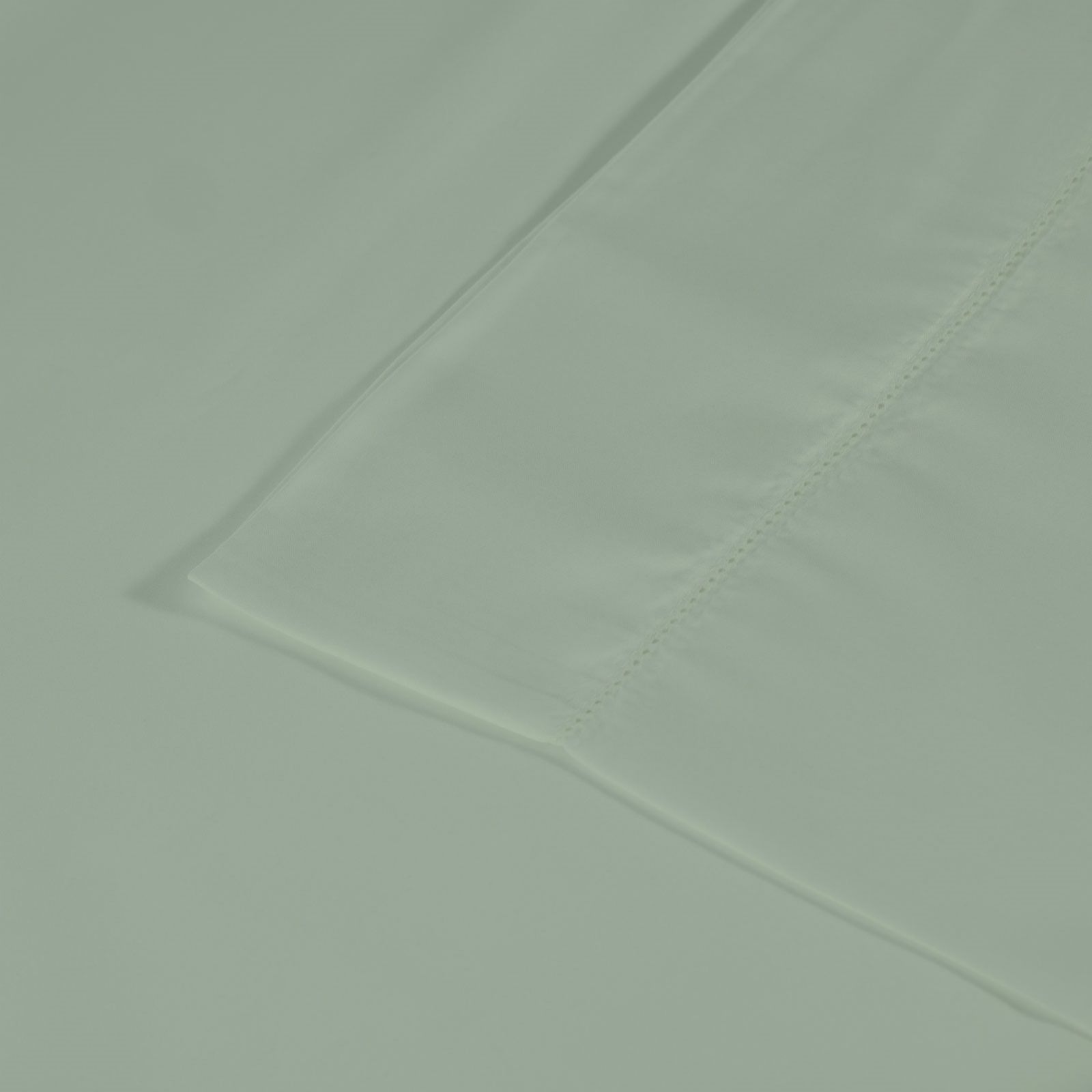 Northern Nights 400TC Cotton Tencel Flat Sheet with Stitch Detail
