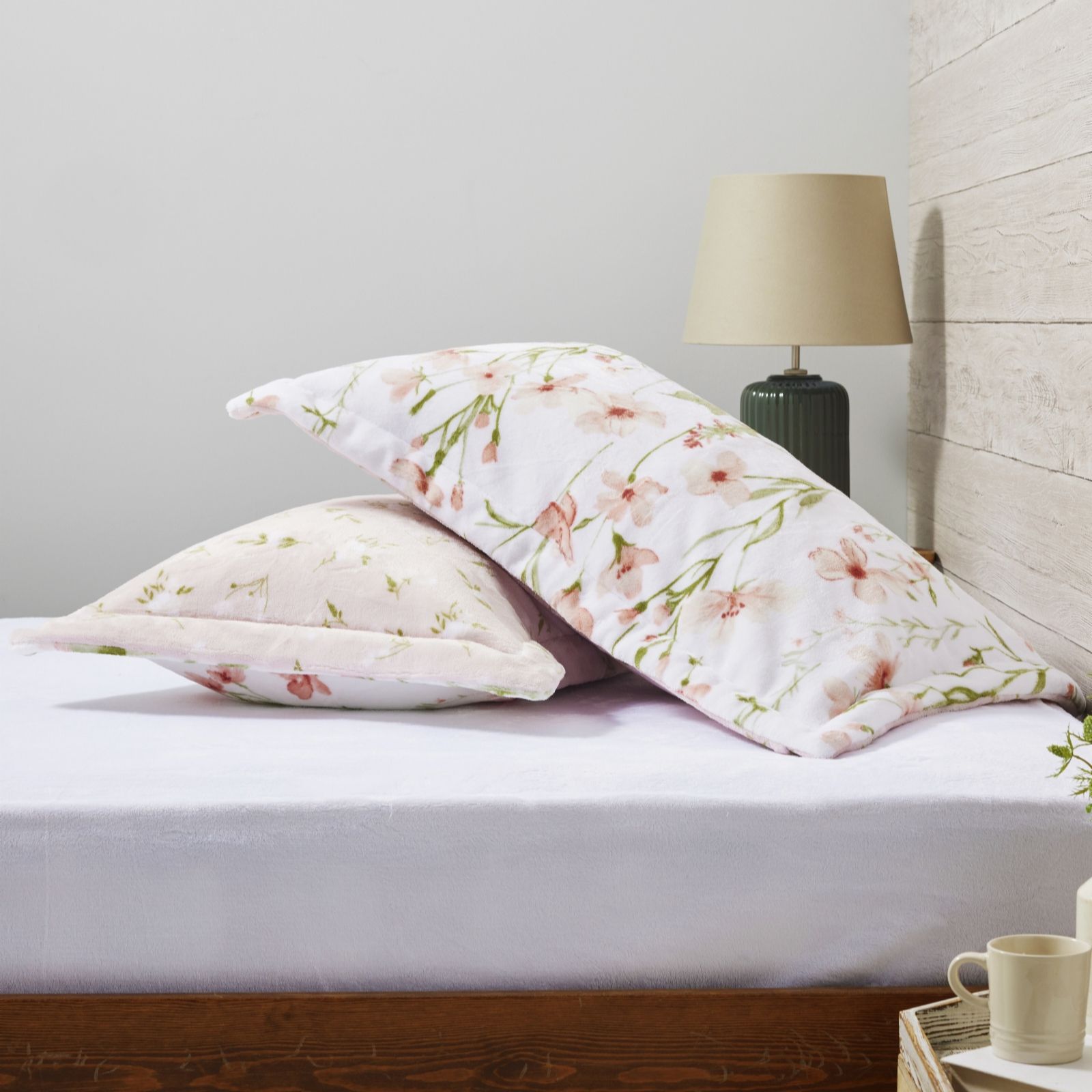 Outlet Cozee Home Printed Velvetsoft Set of 2 Shams