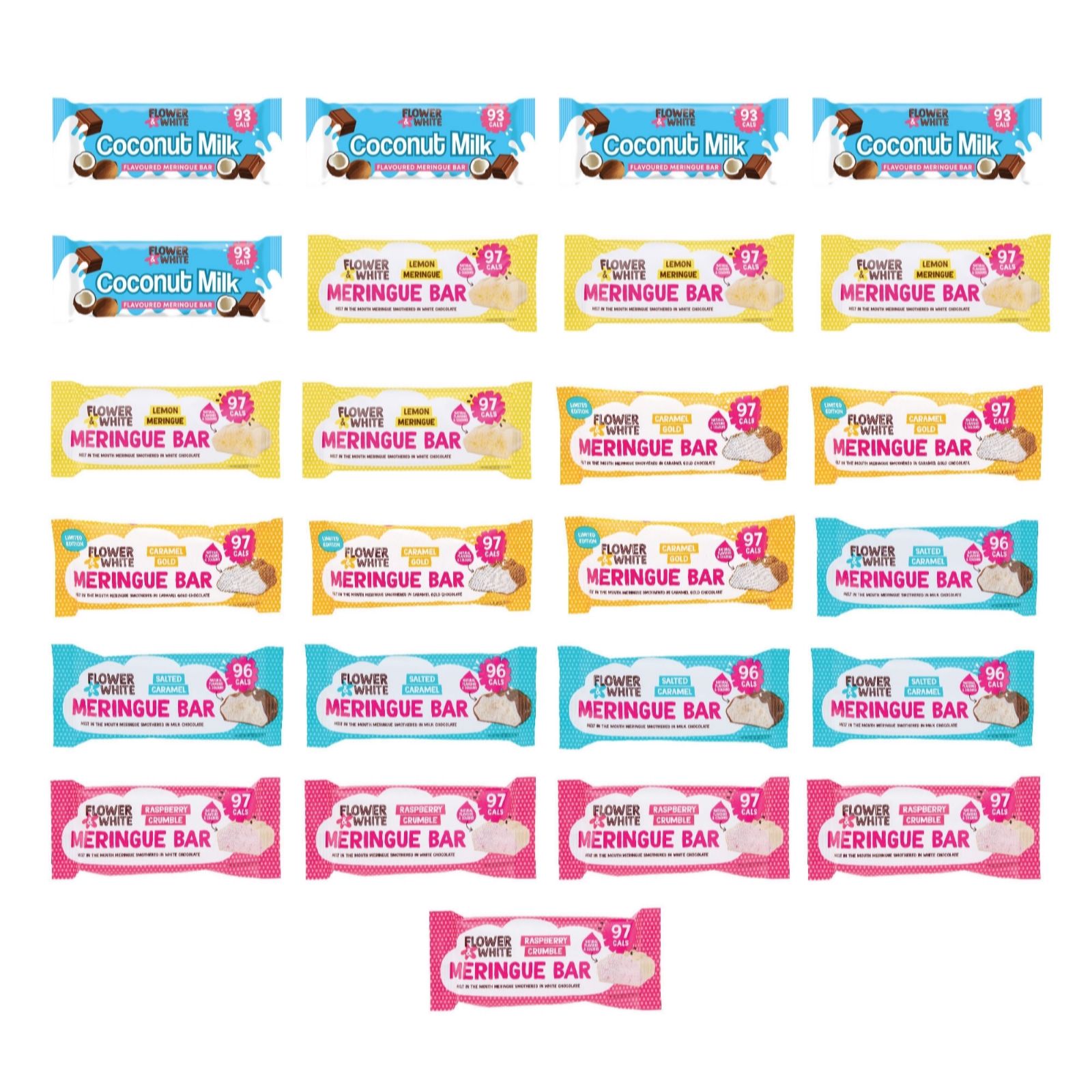 Flower & White 25 Piece Summer Selection
