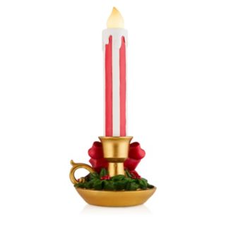 Home Stories Bow Stripe LED Candle