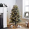 Santa's Best 16 Function Pre-Lit Dewdrop Christmas Tree with Remote Control