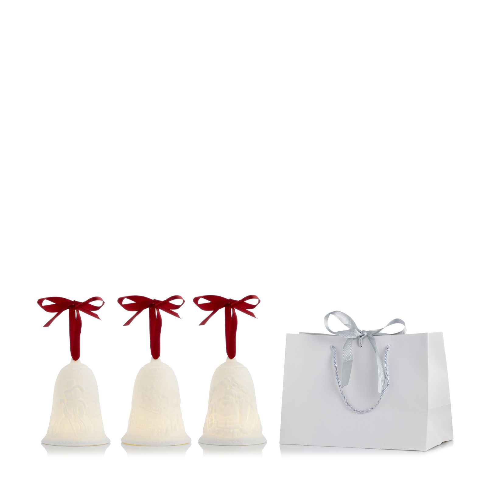 Outlet Home Reflections Set of 3 Porcelain Bells