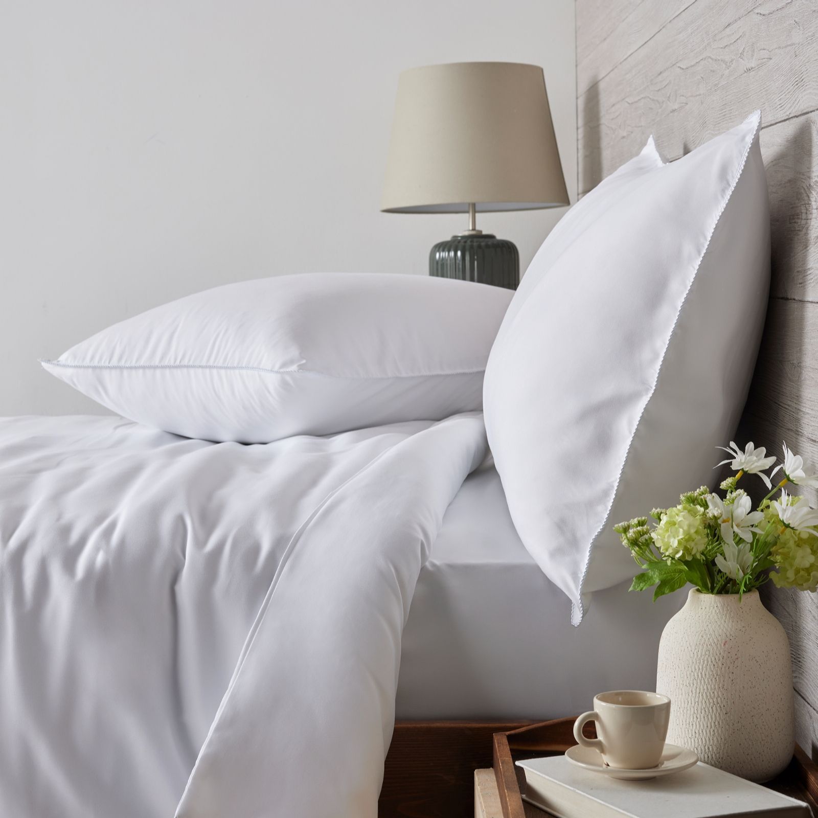 Supersoft by Cozee Home 4 Piece Duvet Set w/Border Trim