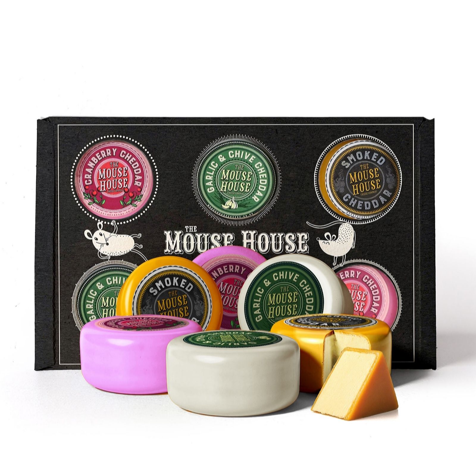 The Mouse House Set of 6 100g Classic Flavour Truckles