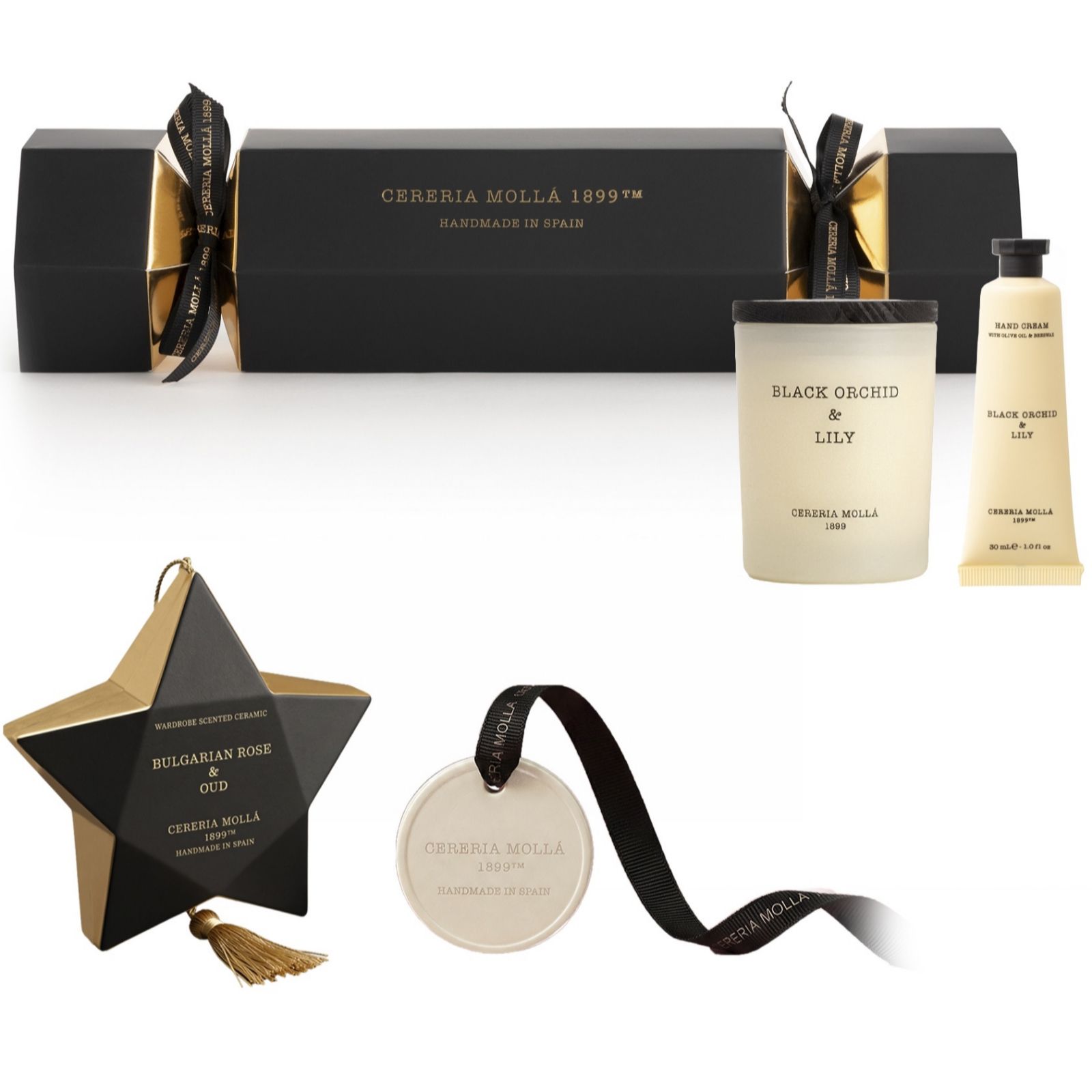 Cereria Molla 1889 Christmas Cracker and Hanging Star Set