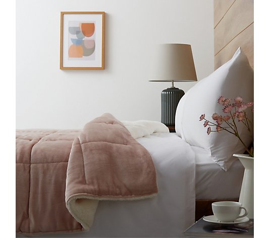 Cozee Home Velvetsoft & Ultra Fluffy Filled Bedspread