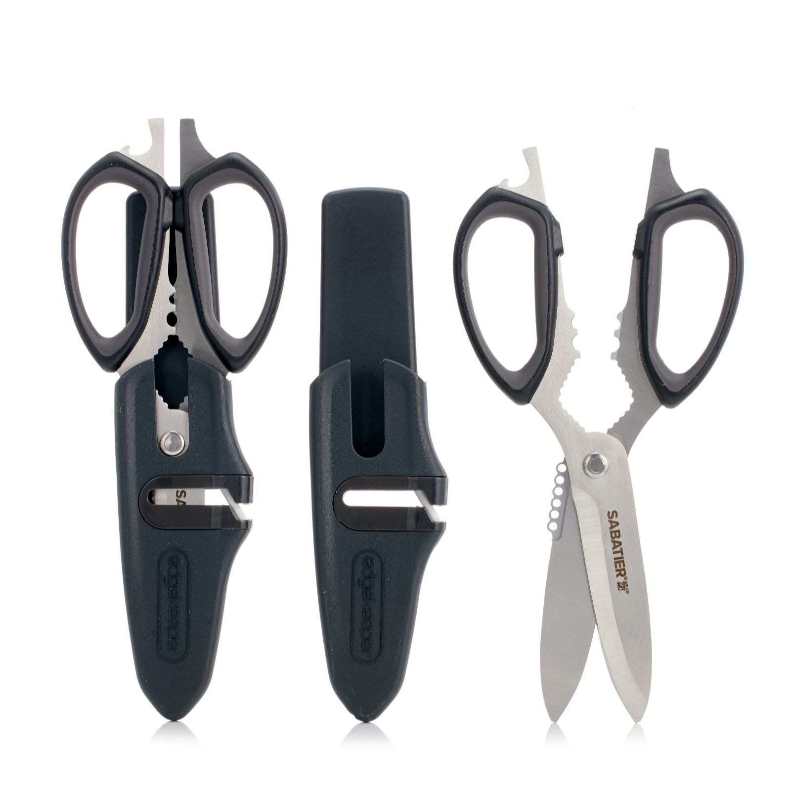 Sabatier Set of 2 10 in 1 Multifunctional Scissors - QVC UK