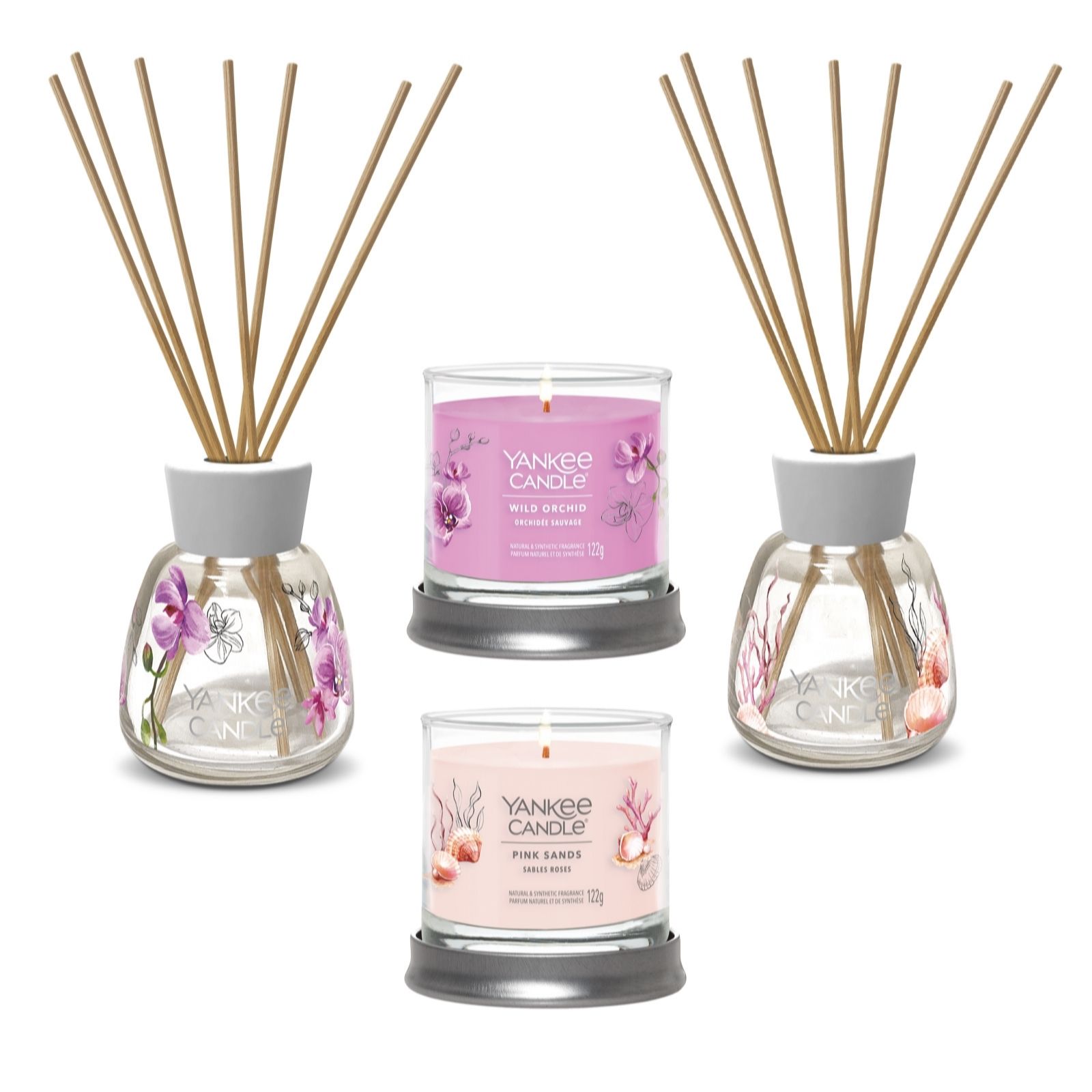 Yankee Candle Reed Diffuser and Tumbler Bundle