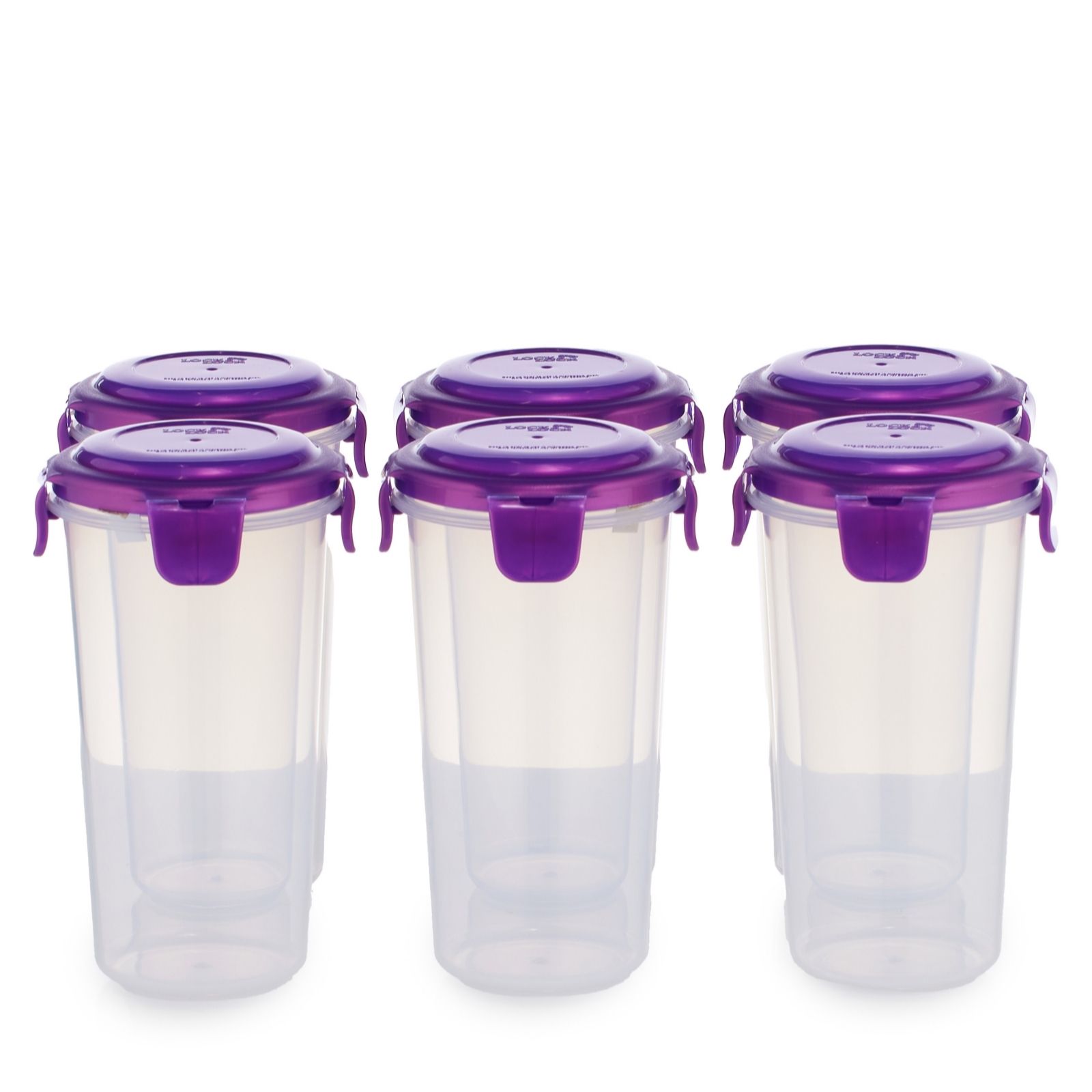 Outlet Lock & Lock Set of 6 Cannisters with Locking Lids
