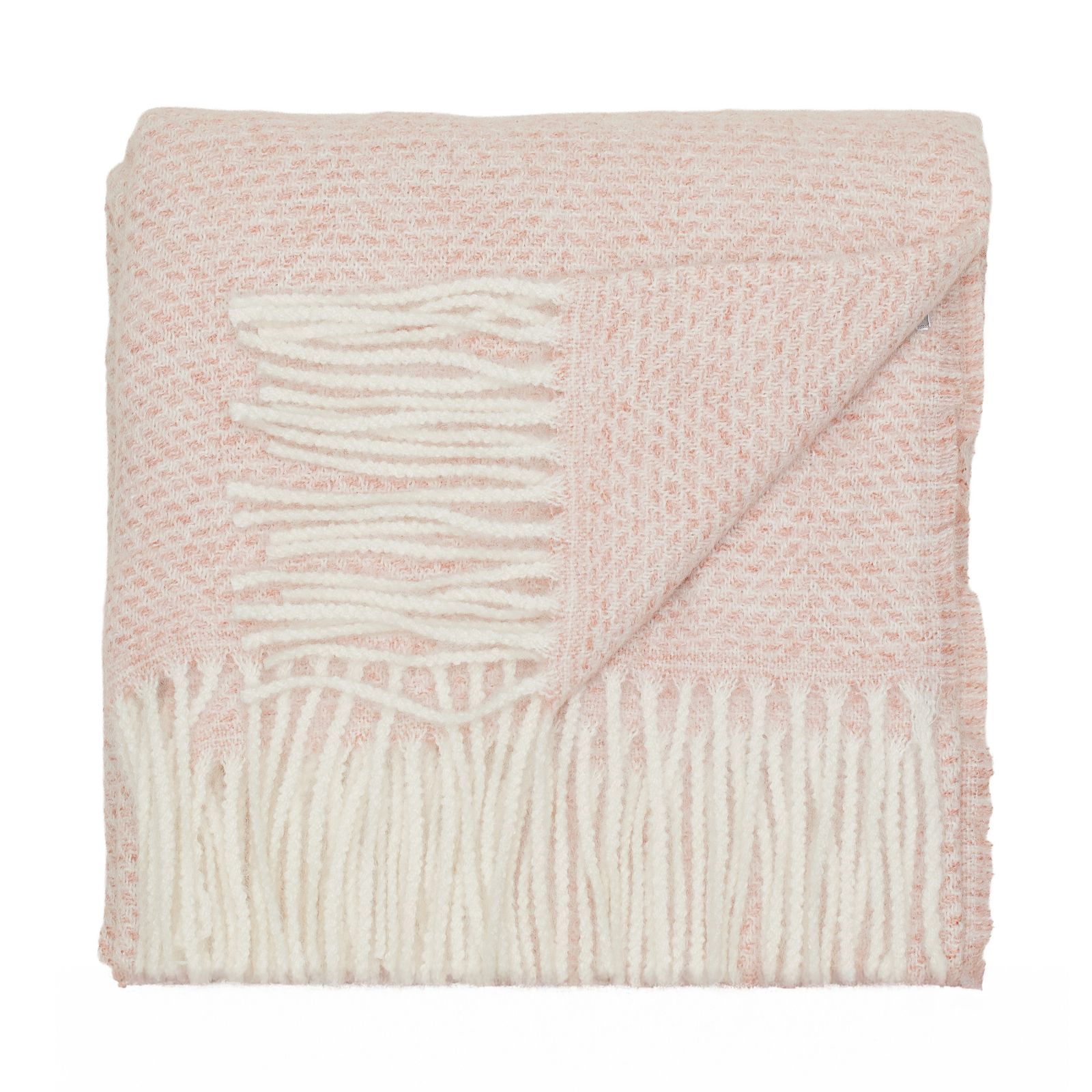 Cozee Home Wool Touch Throw with Fringe