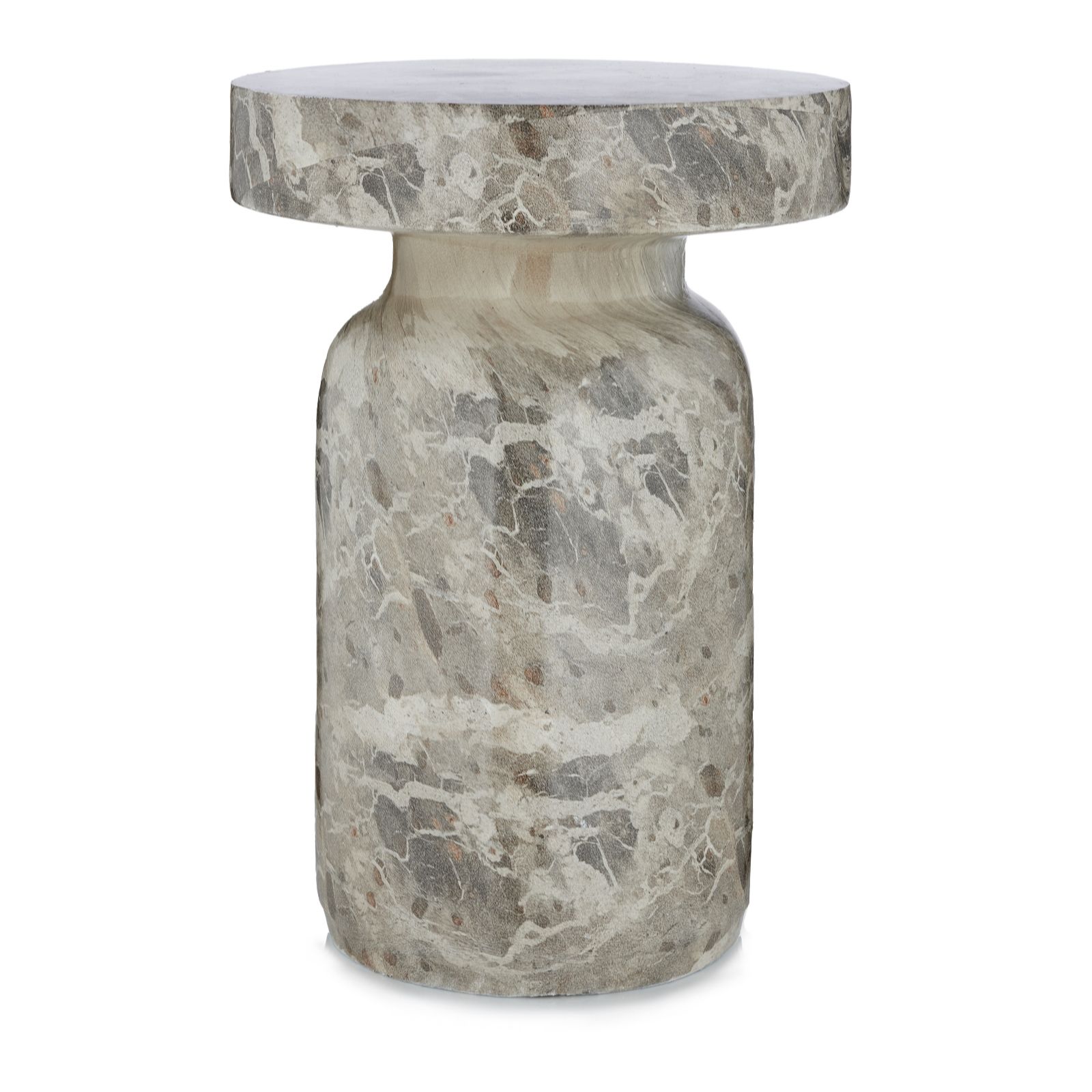 Outlet abode Leopard Marble Effect Side Table
