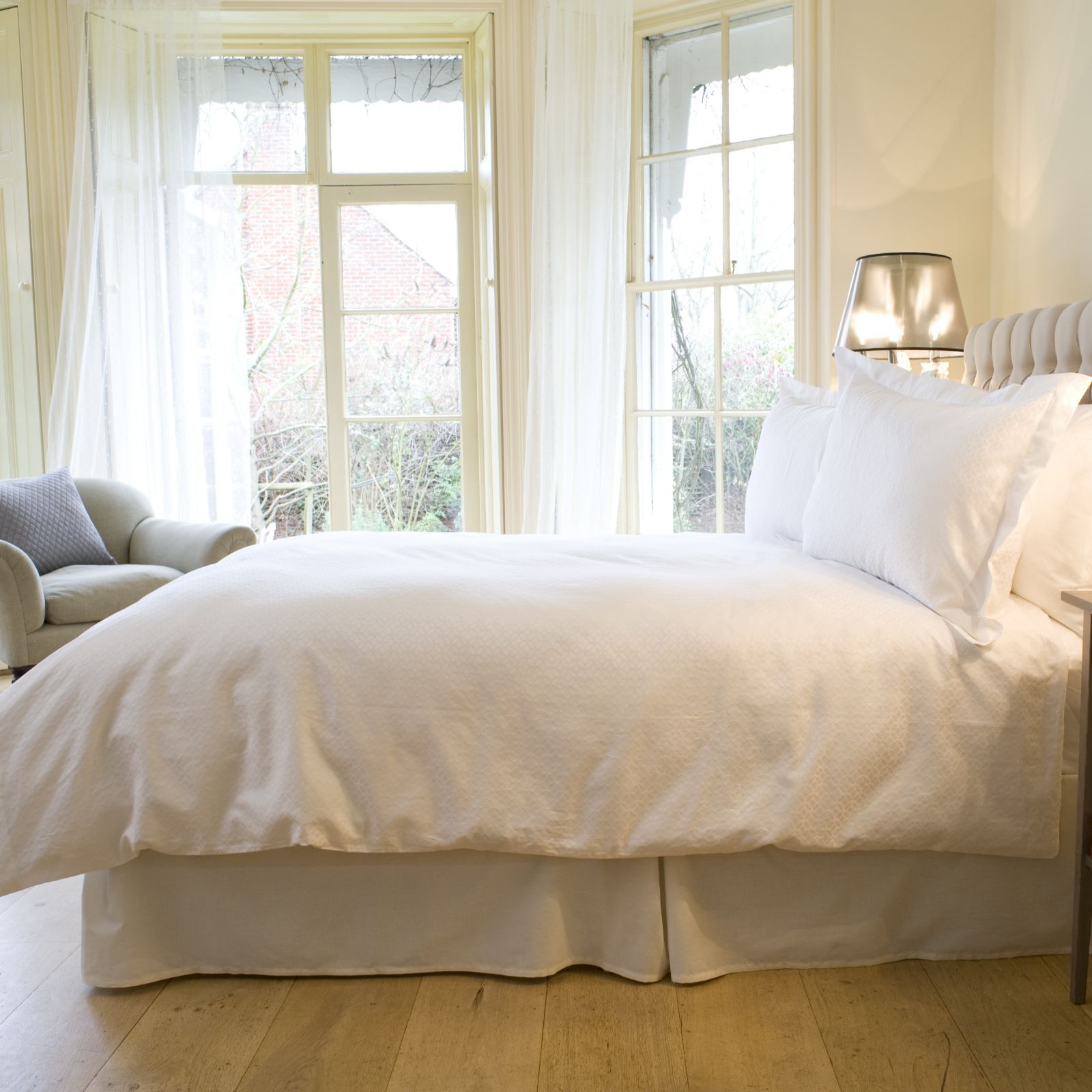 Kelly Hoppen 700TC Egyptian Cotton Mosaic Design 6PC Duvet Set QVC UK