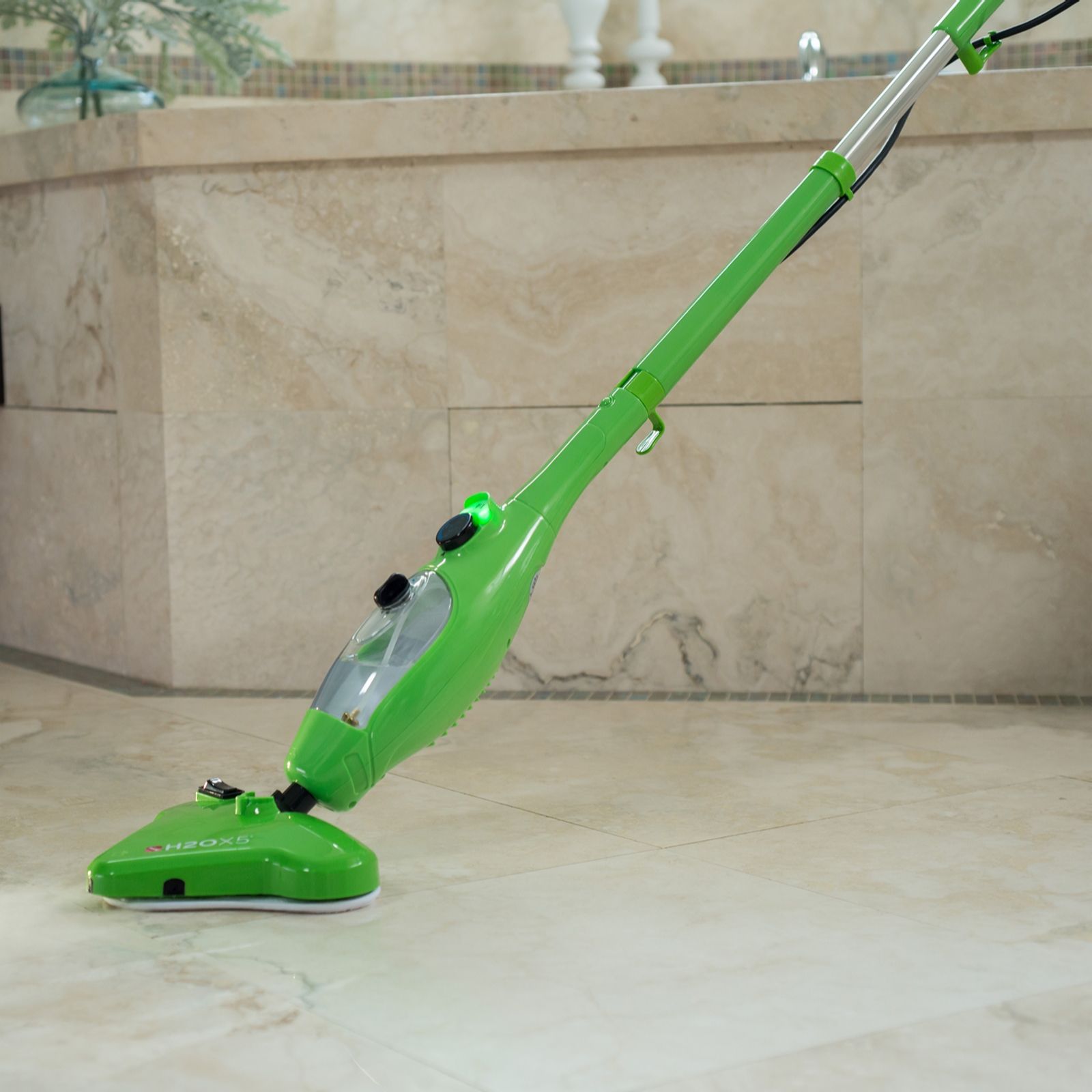 H2O Dual Blast Steam Cleaner with Accessories QVC UK