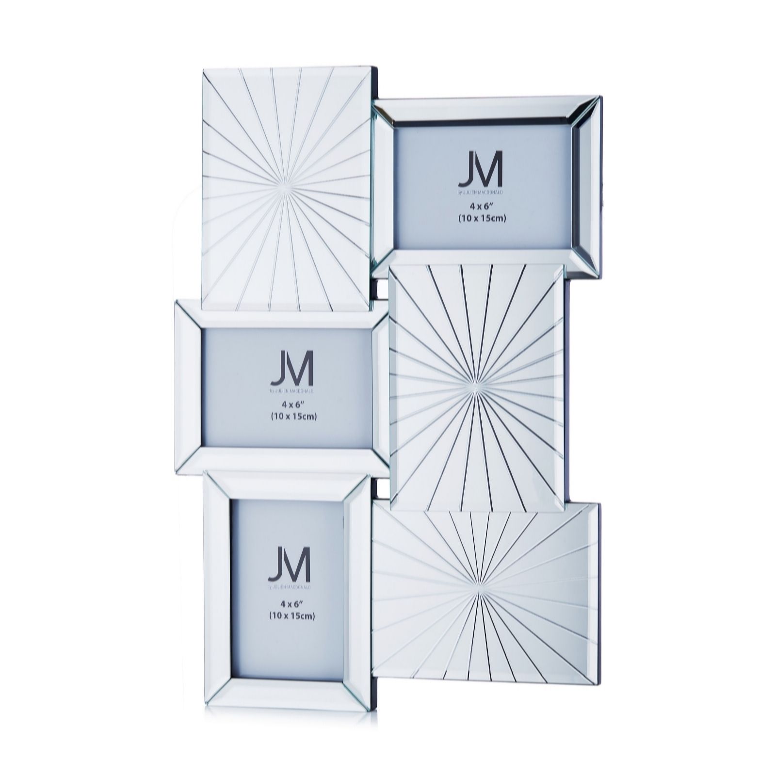 Outlet JM by Julien Macdonald Triple Starburst Photo Frame QVC UK