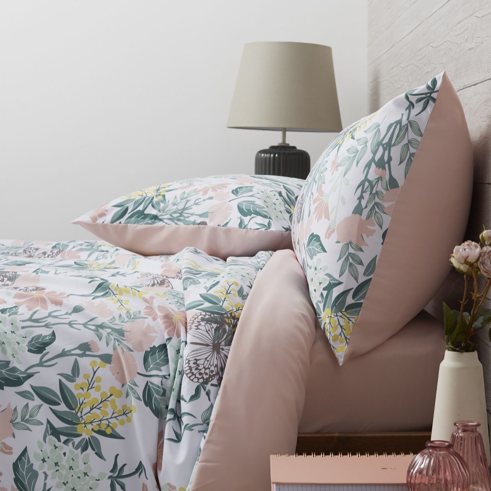 Outlet Supersoft by Cozee Home Butterfly Printed 4 Piece Duvet