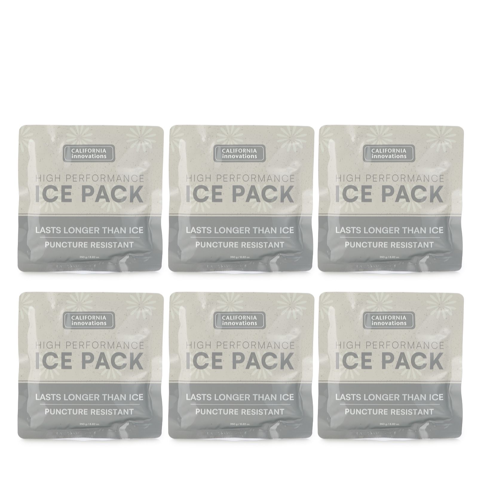 California Innovations Set of 6 Ice Packs