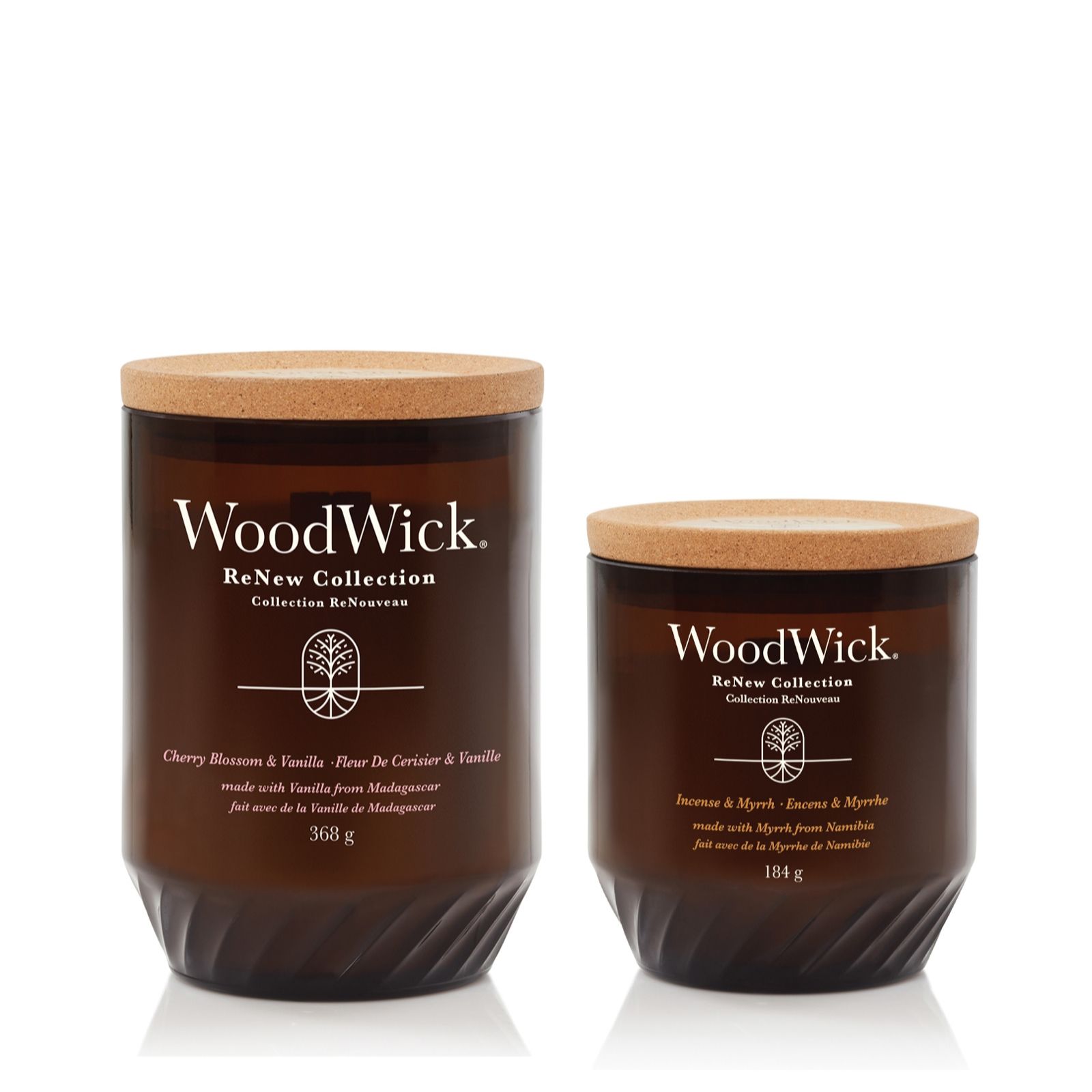 Woodwick Renew Collection Pair of Candles