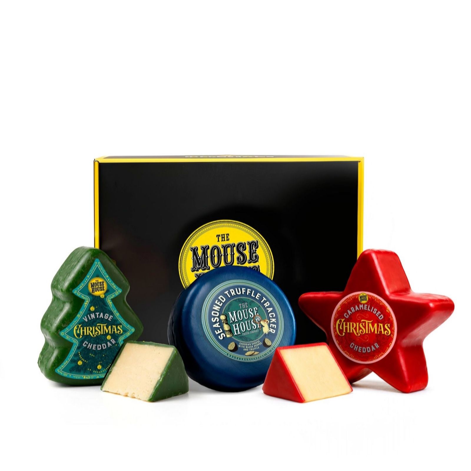 The Mouse House Set of 3 200g Festive Truckle Selection