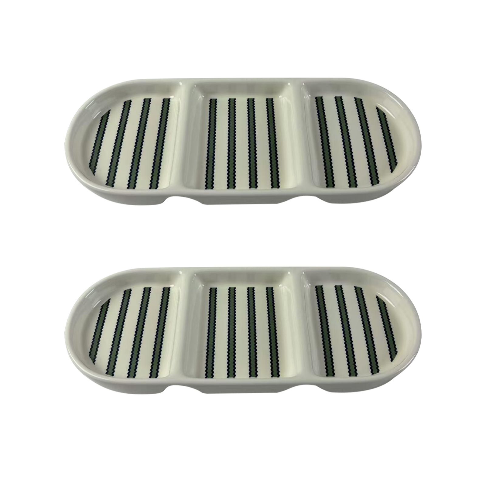 Sara By Sara Davies 3 Part Serving Tray Set Of 2