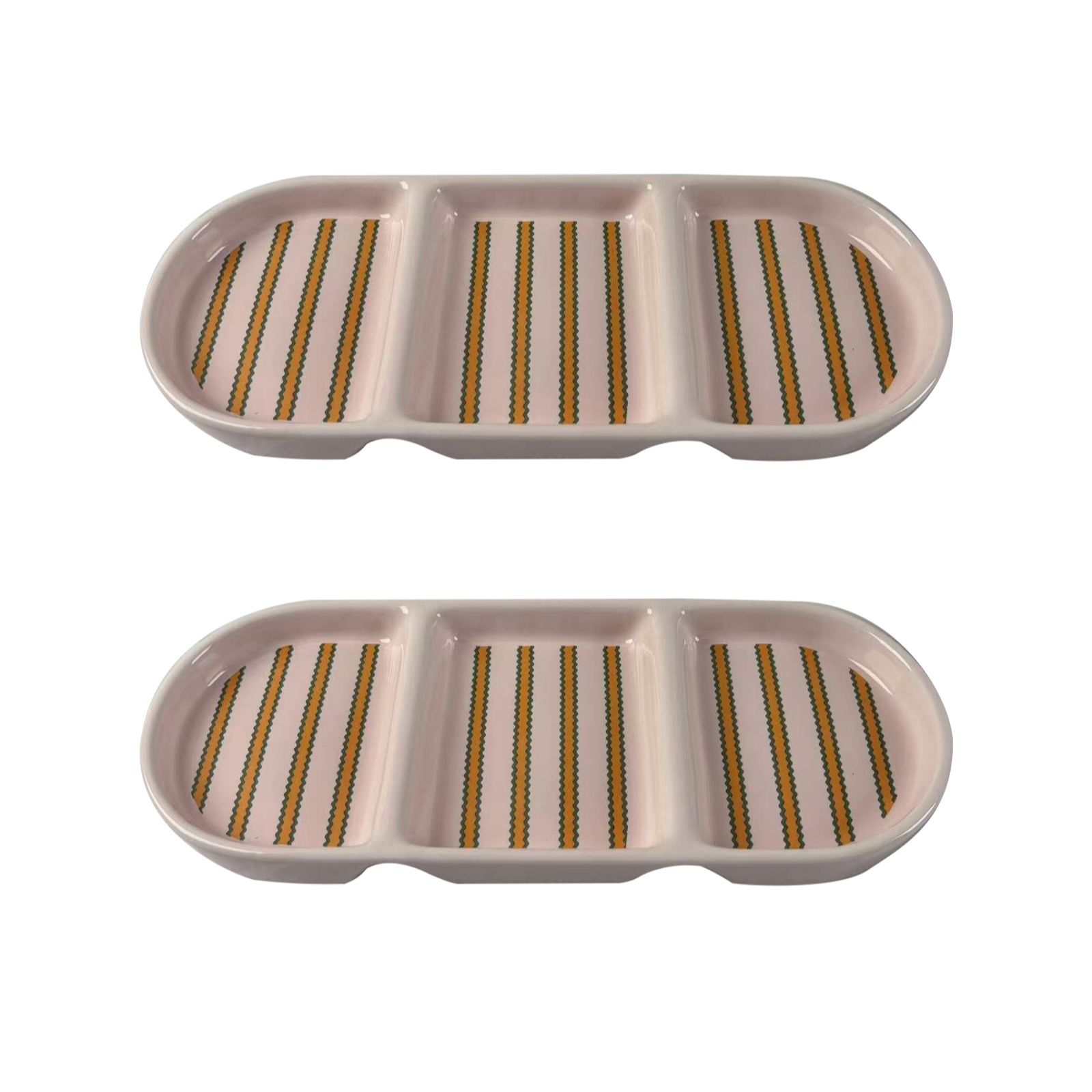 Sara By Sara Davies 3 Part Serving Tray Set Of 2