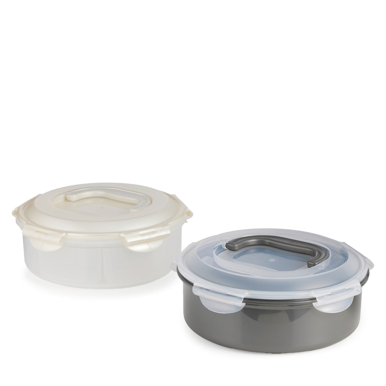 Lock & Lock Set of 2 Appetiser Carrier Containers with Handles