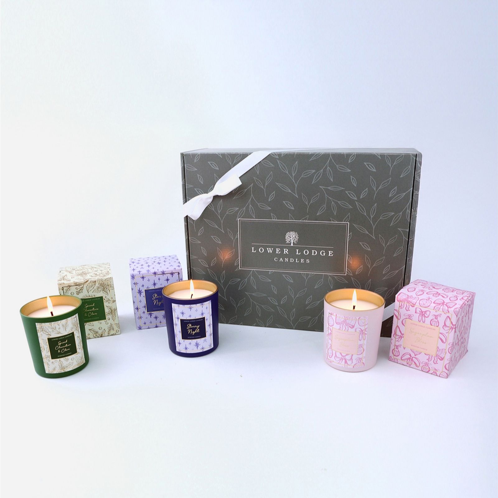 Lower Lodge Set of 3 Christmas Collection Candle Discovery set in Gift Box