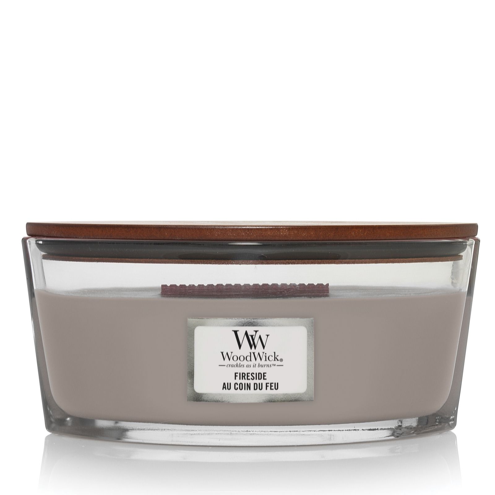 Woodwick Fireside Ellipse Candle