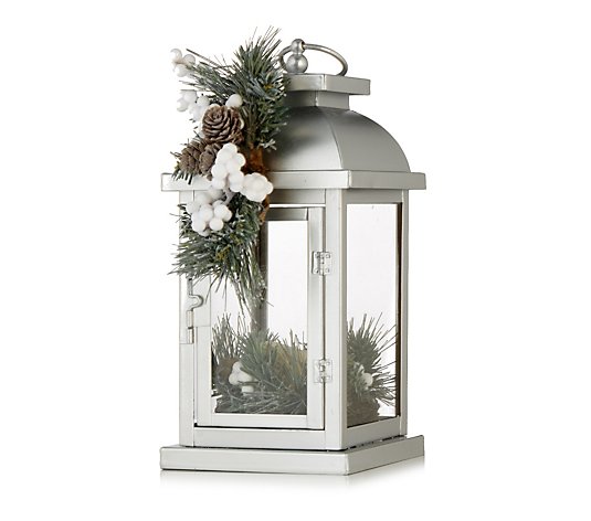 Alison Cork Christmas Lantern with Flameless Candle