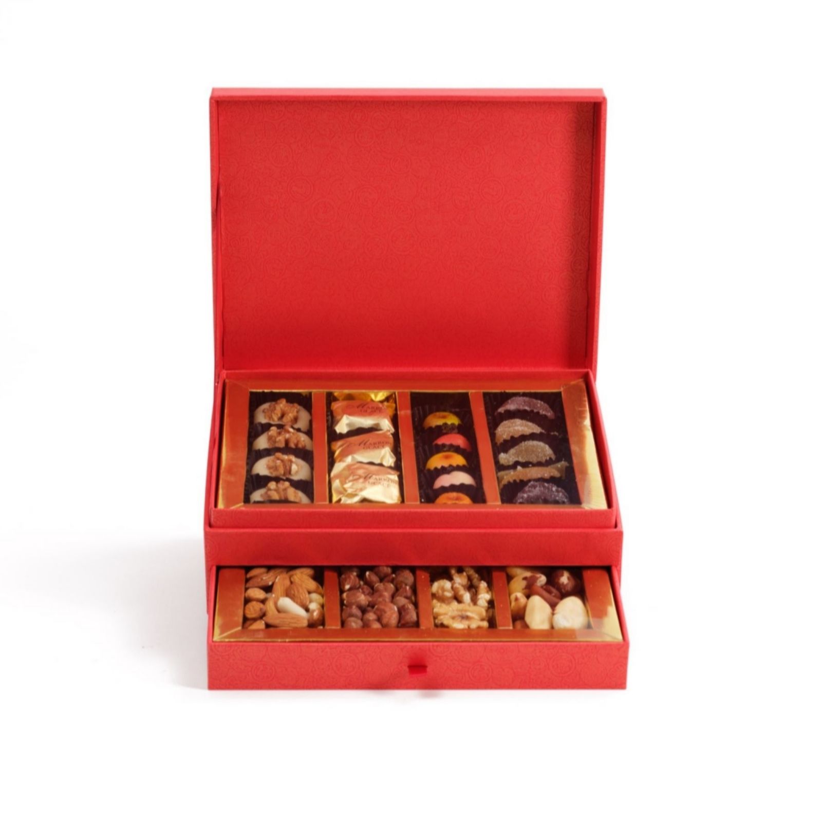 Walnut Tree The Luxe 2 Tiered Jewel Box