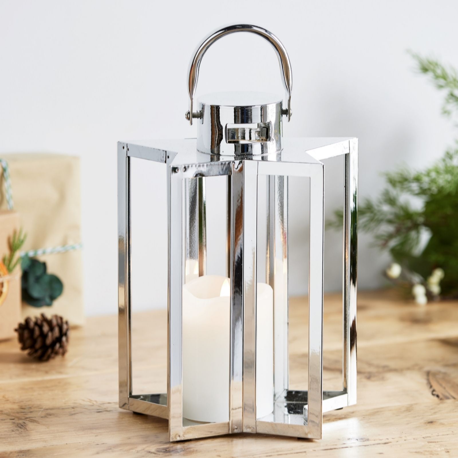 Outlet Home Stories Star Shaped Lantern With Flameless Candle