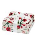 Cozee Home Velvetsoft Winter Floral Printed Throw in Giftbox