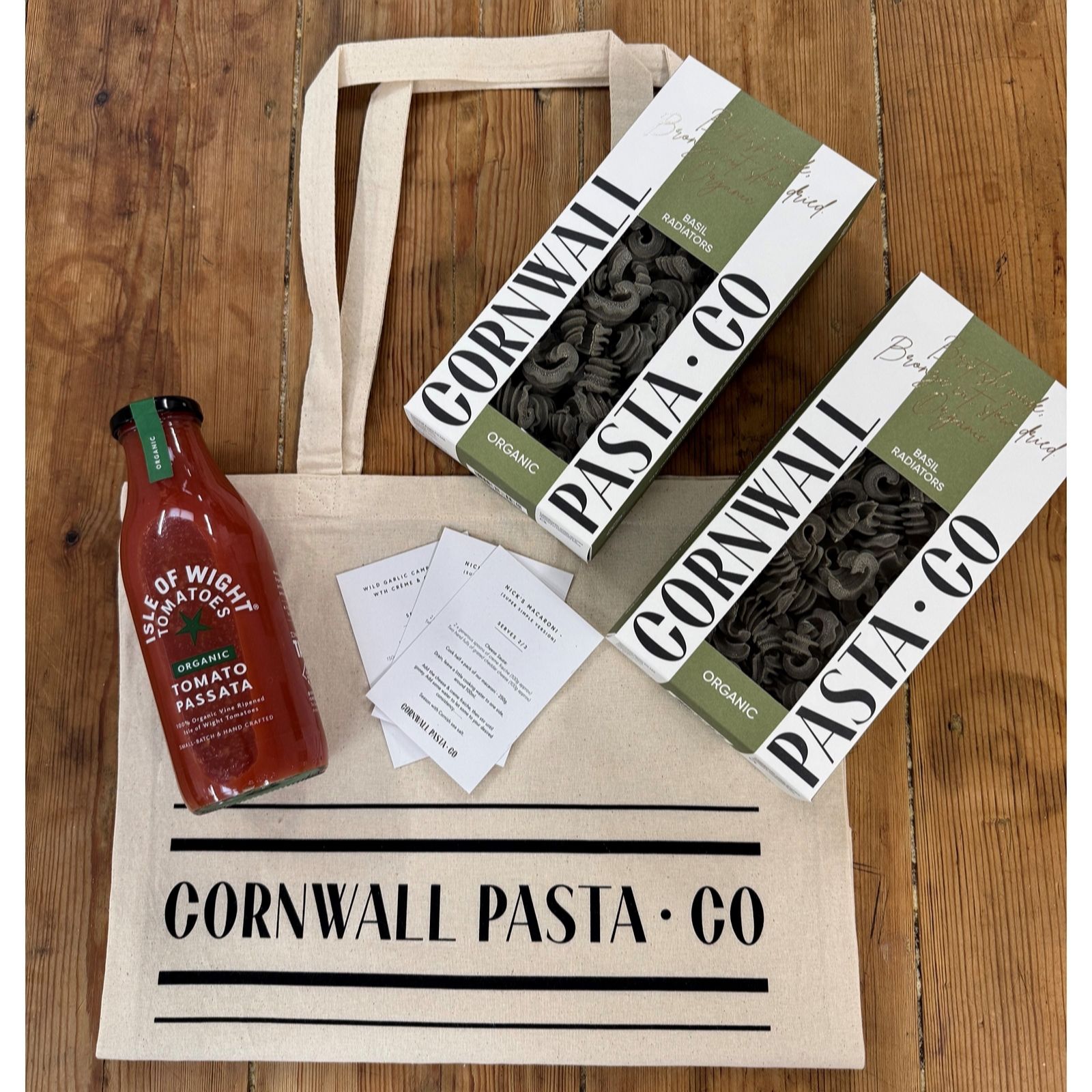 Cornwall Pasta Co. Basil Boutique Pasta Box