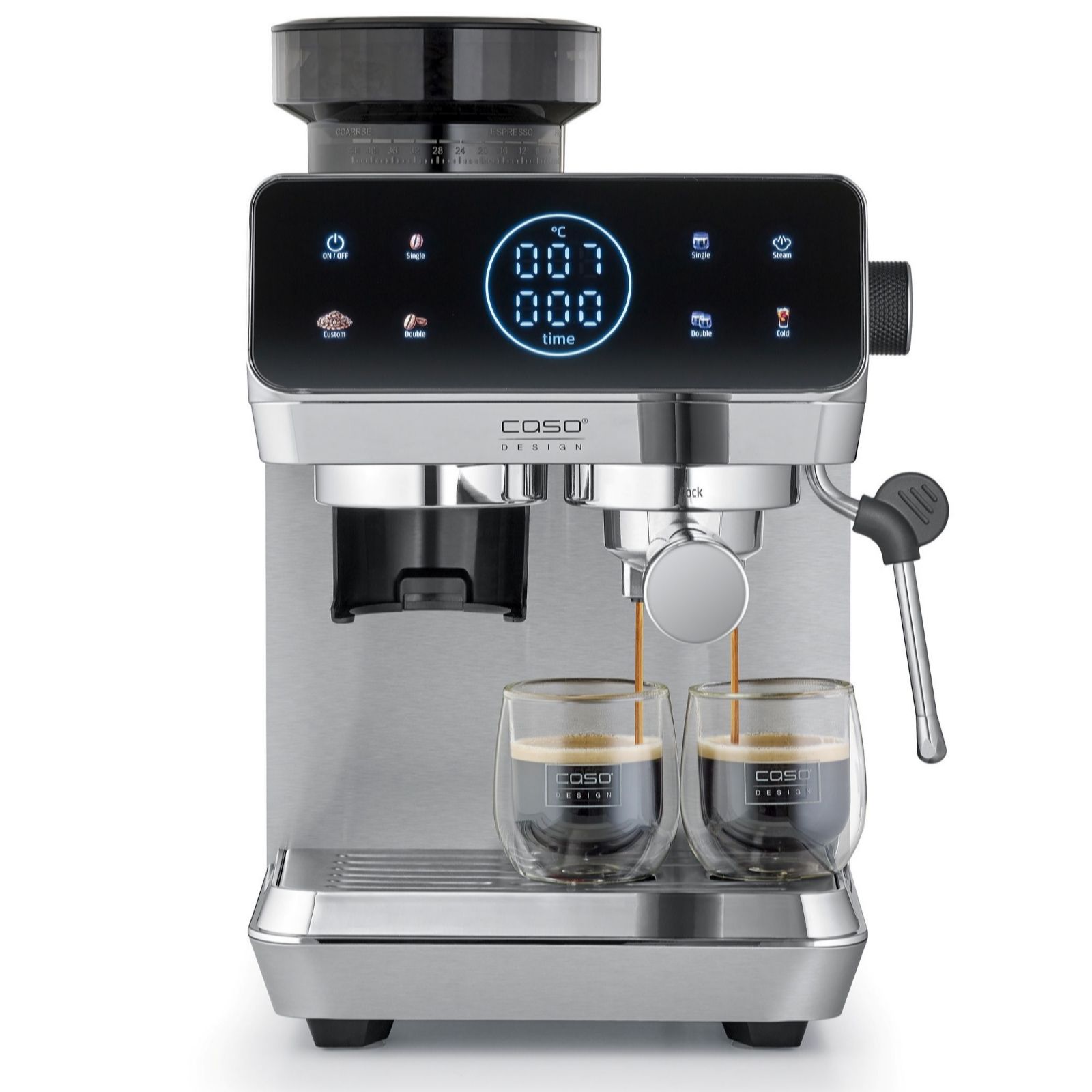 CASO Espresso Gourmet & Grind Espresso Machine
